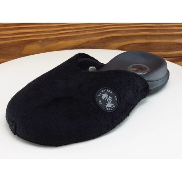 Hawaiian Jelly Size 6 M Women Sandal Flip Flop Black Synthetic - Picture 1 of 10